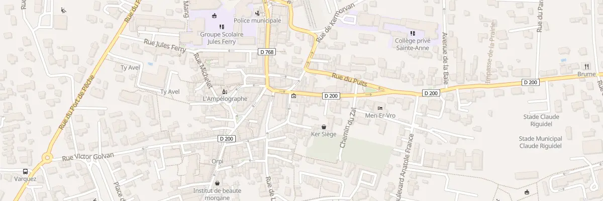 Plan du 4 Rue de Port-Haliguen à Quiberon