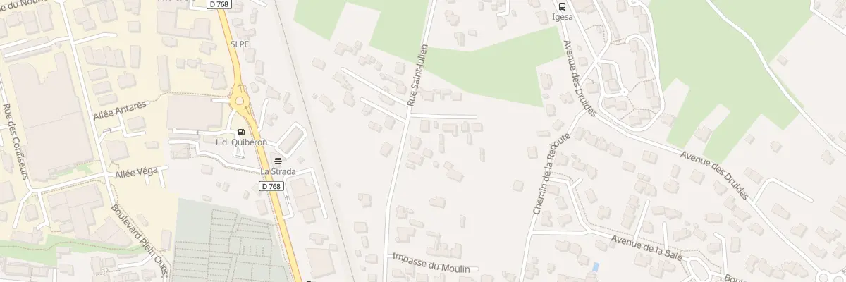 Plan du 66B Rue de Saint Julien à Quiberon