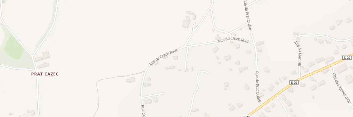 Plan du 10 Rue de Crech Reut à Pleubian