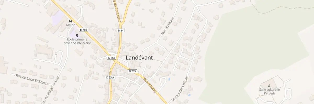 Plan du 13 Rue du Murio à Landévant