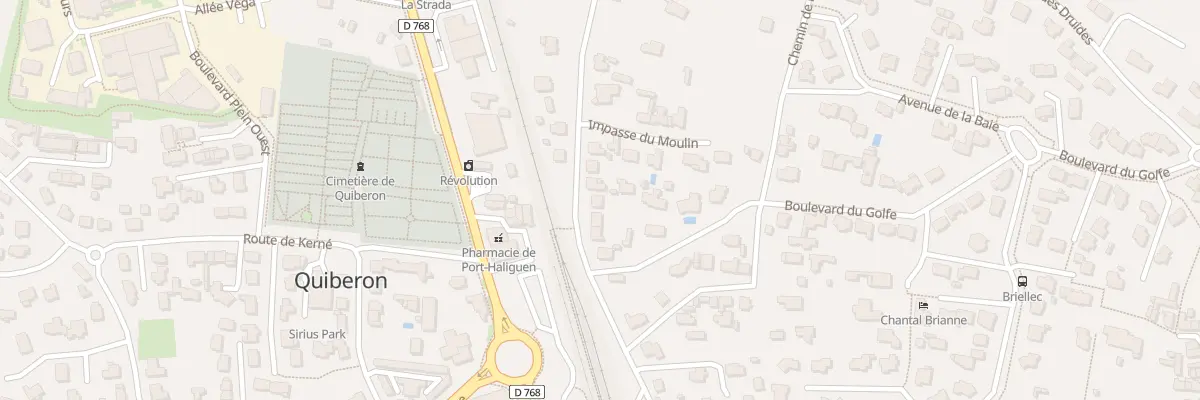 Plan du 48 Rue de Saint Julien à Quiberon