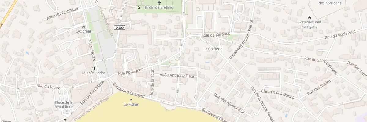 Plan du 8 Rue de Lille à Quiberon