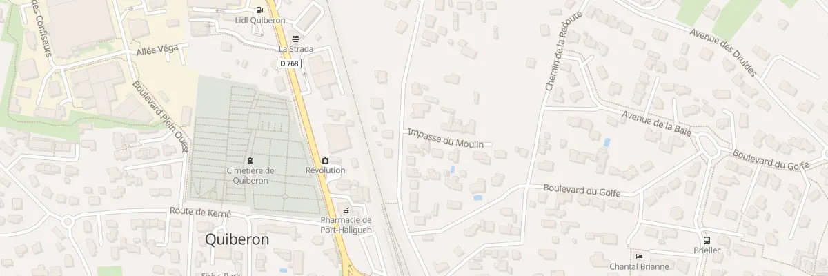 Plan du 56B Rue de Saint Julien à Quiberon