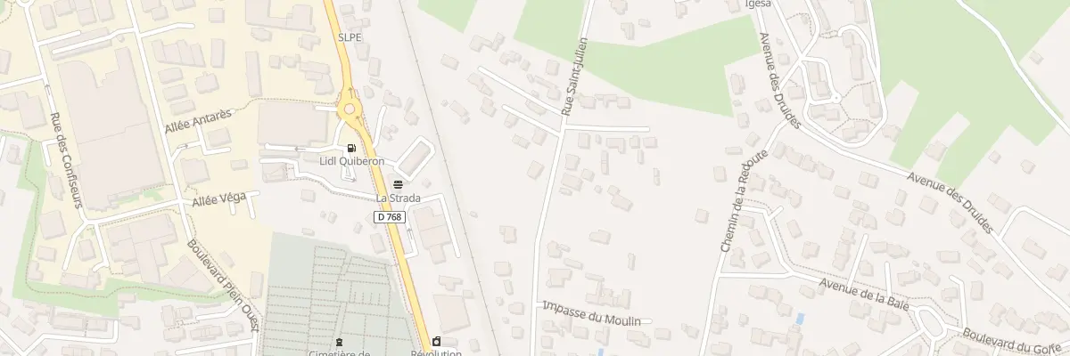 Plan du 17 Rue de Saint Julien à Quiberon