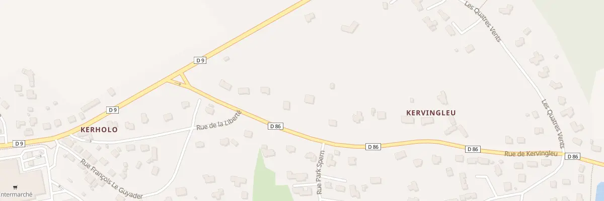 Plan du 5636 Kervingleu à Saint-Agathon