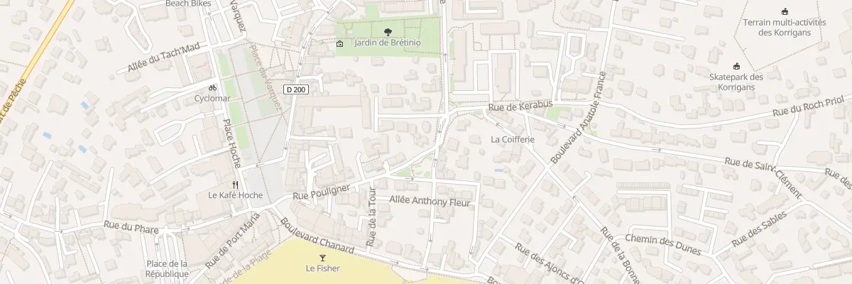 Plan du 21 Rue Pouligner à Quiberon