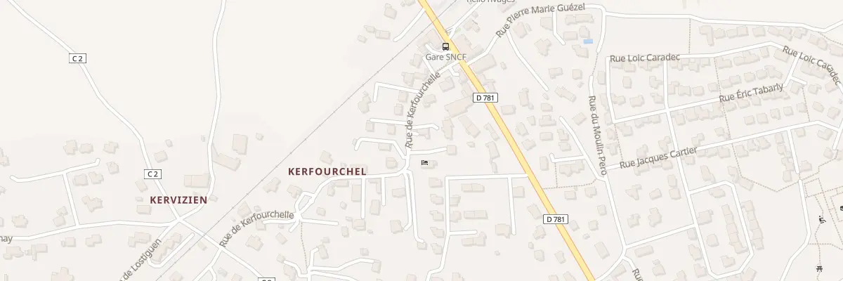 Plan du 8 Rue de Kerfourchelle à Plouharnel