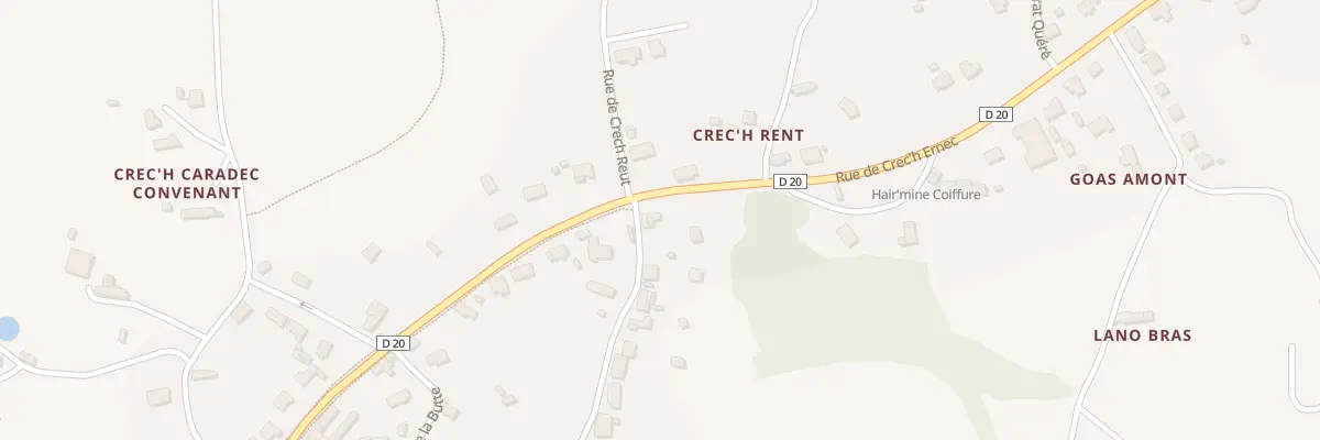 Plan du 2 Rue de Crec’h Ernec à Pleubian