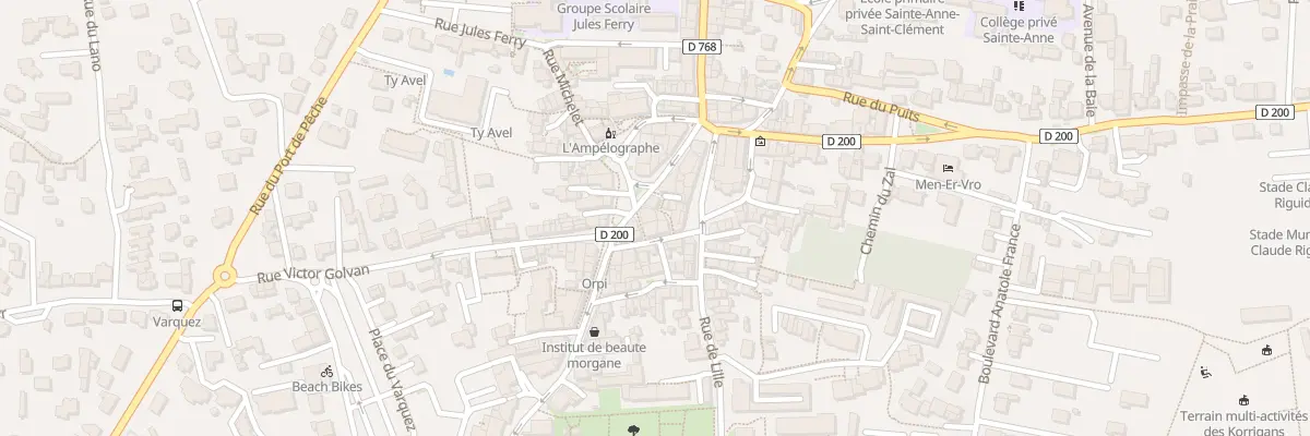Plan du 34 Rue de Verdun à Quiberon