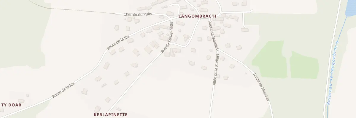 Plan de Che de la Chapelle à Landaul