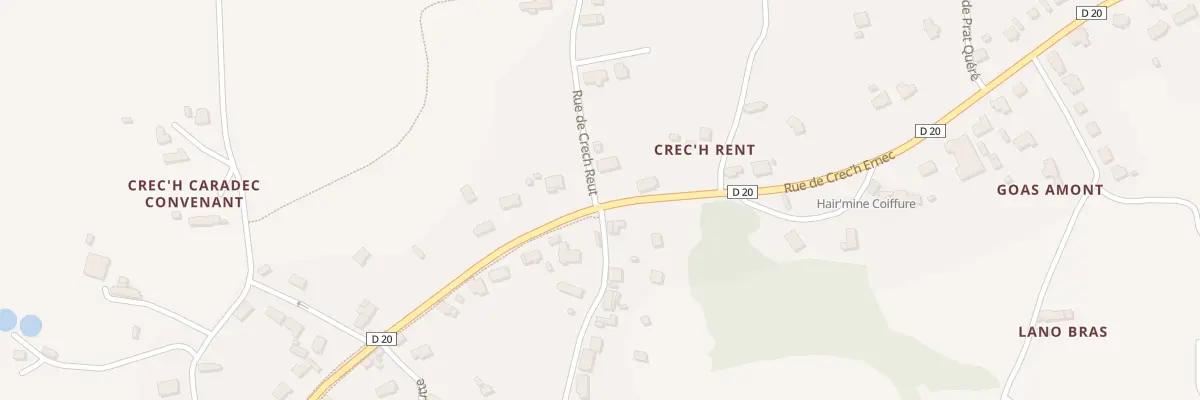 Plan du 1 Rue de Crec’h Ernec à Pleubian
