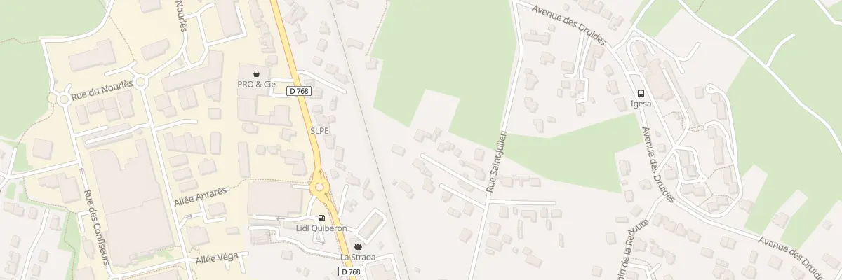Plan du 29 Rue de Saint Julien à Quiberon