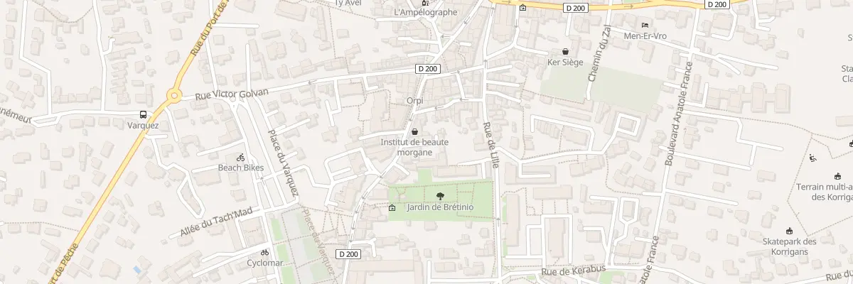 Plan du 24 Rue de Verdun à Quiberon