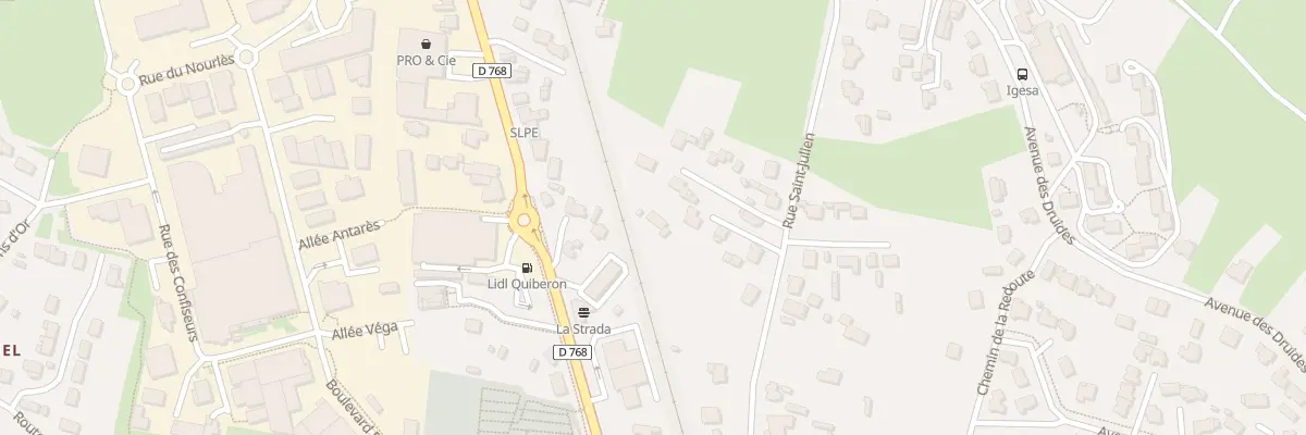 Plan du 25 Rue de Saint Julien à Quiberon