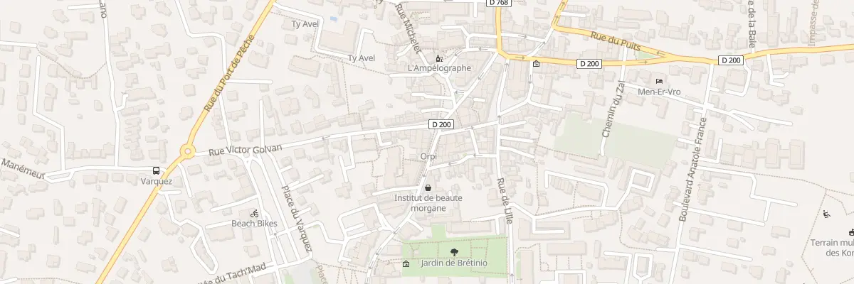 Plan du 23 Rue de Verdun à Quiberon