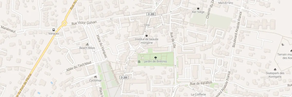 Plan du 18B Rue de Verdun à Quiberon