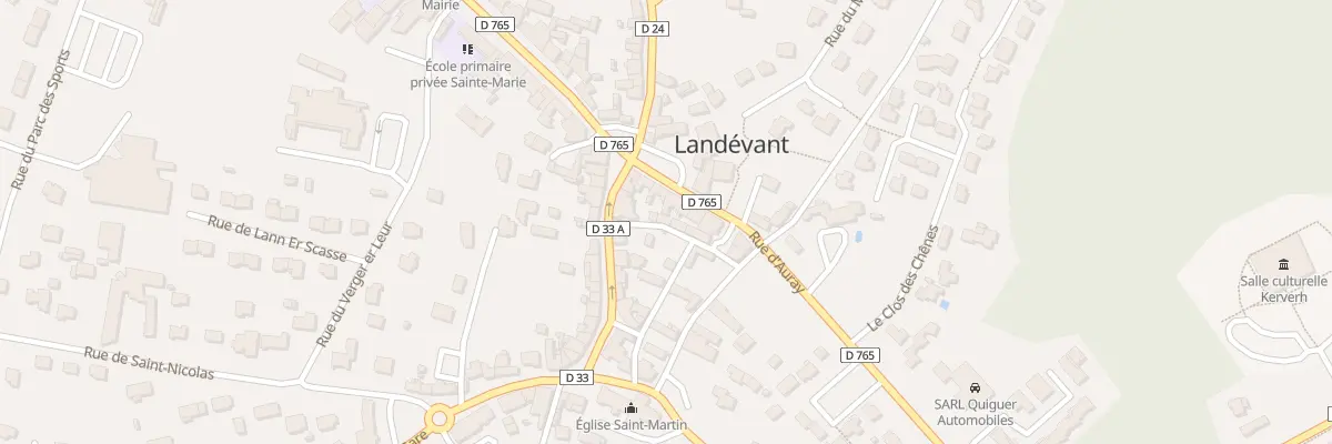 Plan du 6820 Rue des Chêvres à Landévant
