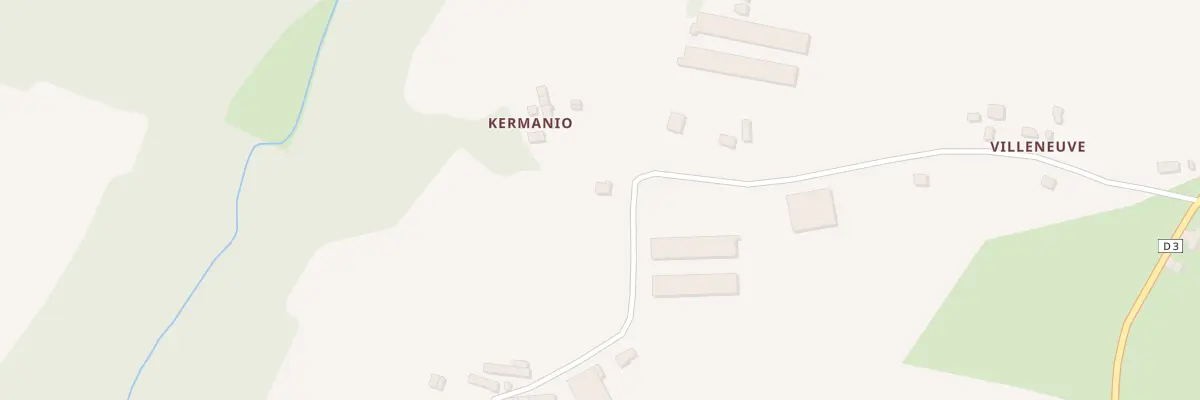 Plan du 5710 Kermanio à Quistinic