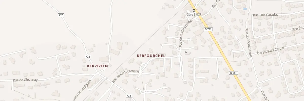 Plan du 21 Rue de Kerfourchelle à Plouharnel