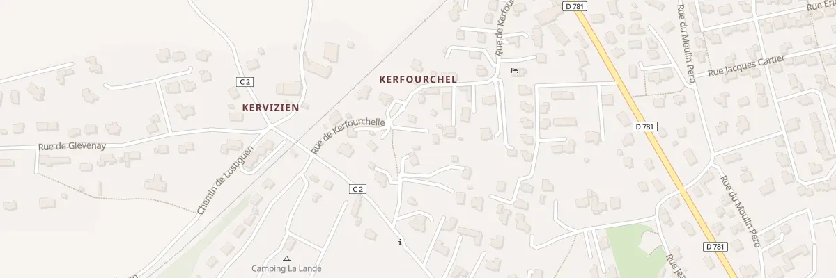 Plan du 34 Rue de Kerfourchelle à Plouharnel