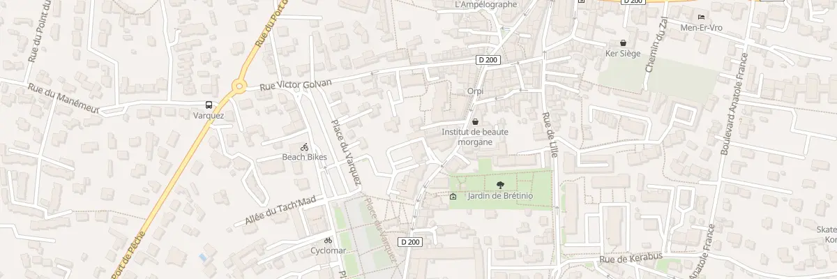 Plan du 9 Rue de Verdun à Quiberon