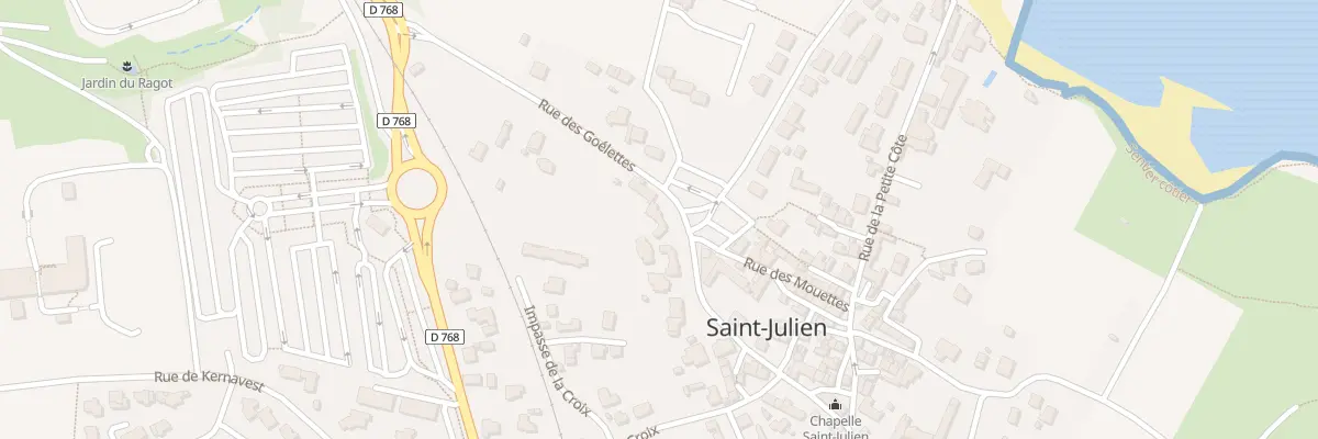 Plan du 43 Rue des Goélettes à Quiberon