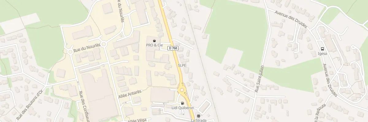 Plan du 30 Av Gen de Gaulle à Quiberon