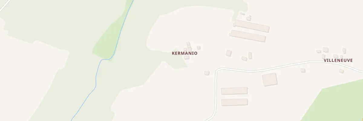Plan du 5351 Kermanio à Quistinic