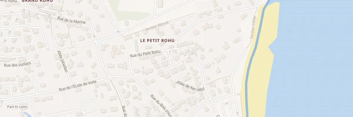 Plan du 18 Rue du Petit Rohu à Saint-Pierre-Quiberon