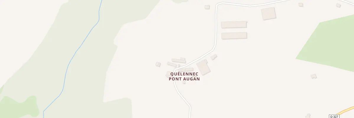 Plan du Quellénec à Quistinic