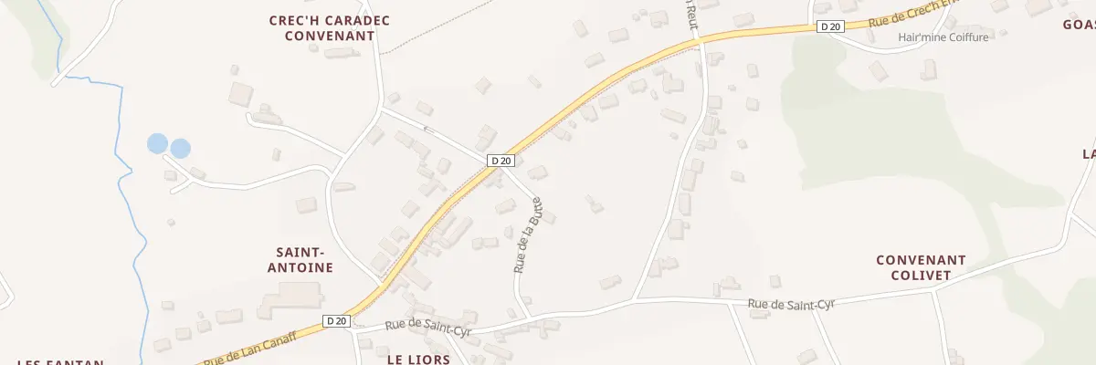 Plan du 7206 Saint Antoine à Pleubian