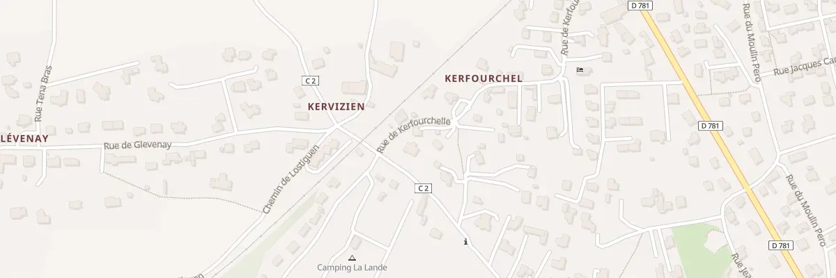 Plan du 38 Rue de Kerfourchelle à Plouharnel