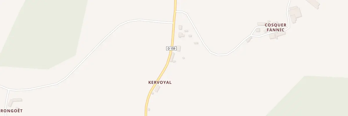 Plan du 25 Kervoyal à Melrand