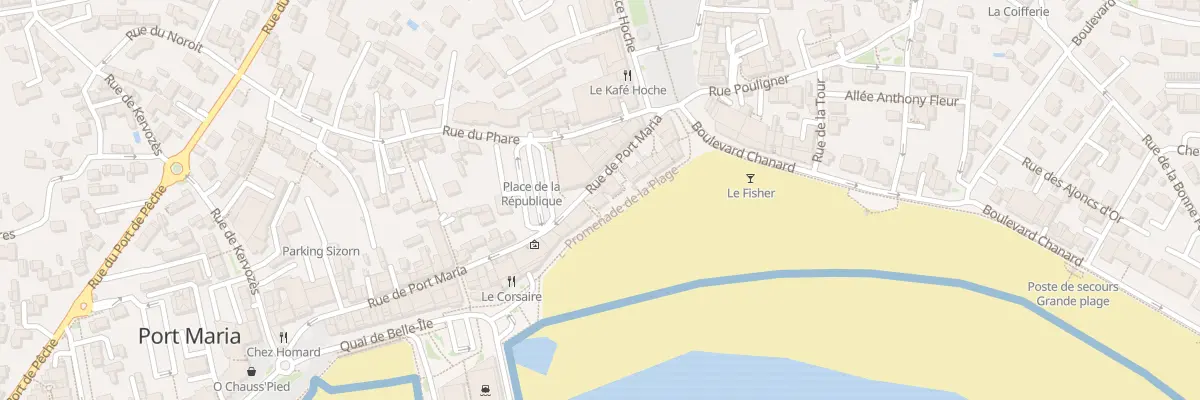 Plan du 9 Rue de Port Maria à Quiberon