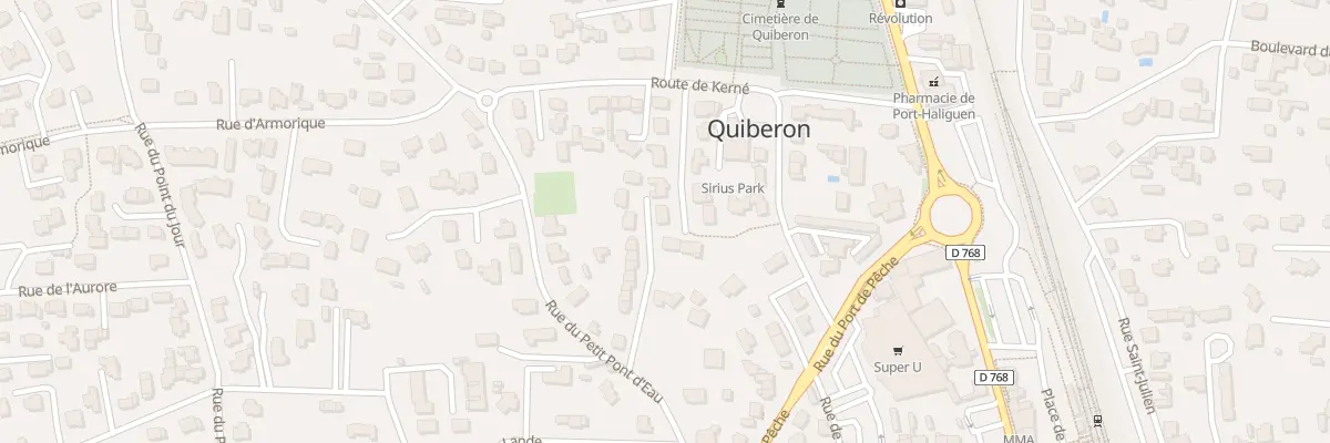 Plan du 10A All Cosquer Vihan à Quiberon