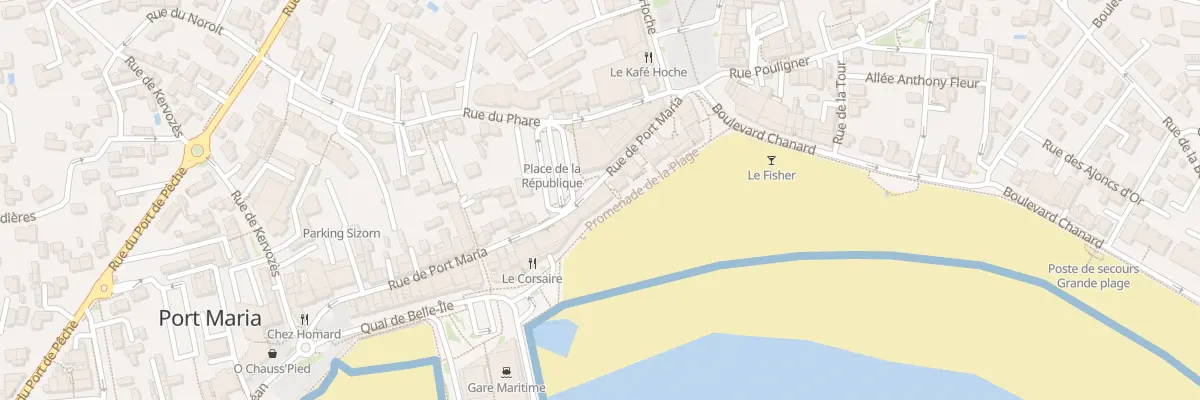 Plan du 11 Rue de Port Maria à Quiberon