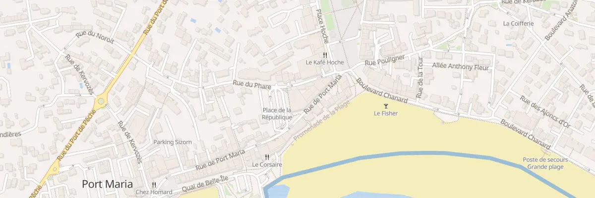 Plan du 10B Rue de Port Maria à Quiberon