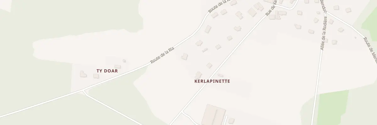 Plan de Rte de la Ria à Landaul