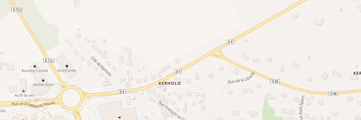 Plan du 10 Rue de Kerholo à Saint-Agathon