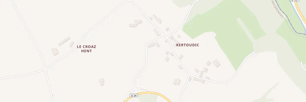 Plan du 4 Kertoudic à Saint-Adrien