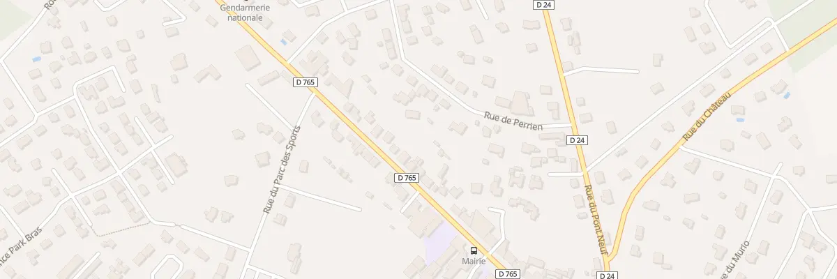 Plan du 40 Rue Nationale à Landévant