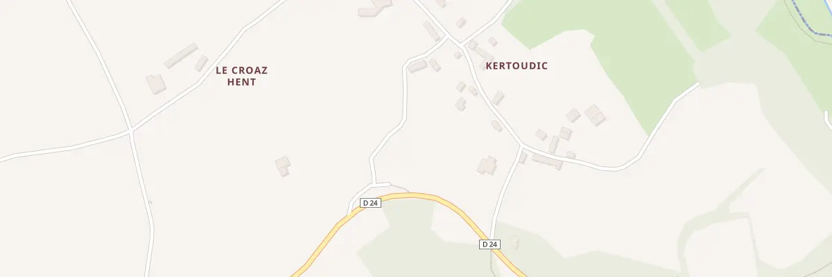 Plan du 10 Kertoudic à Saint-Adrien