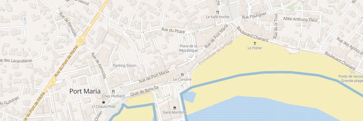 Plan du 10 Rue de Port Maria à Quiberon