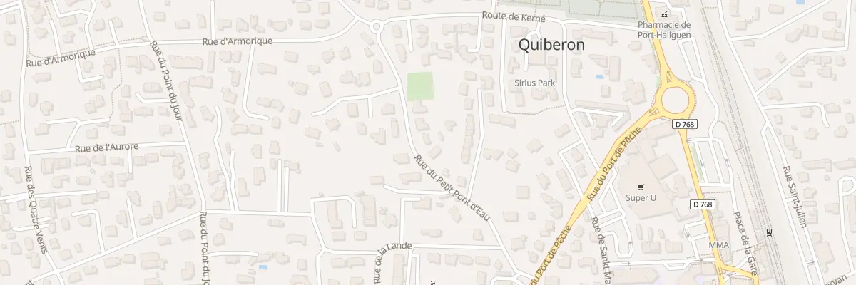 Plan du 22 Rue du Petit Pont d’Eau à Quiberon