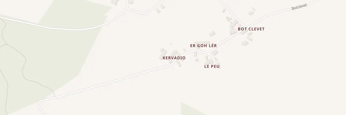 Plan du 5029 Kervadio à Melrand