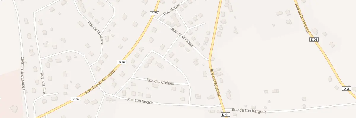 Plan du 3 Rue des Chênes à Bon Repos sur Blavet