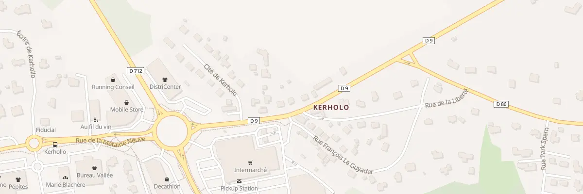 Plan du 6 Rue de Kerholo à Saint-Agathon