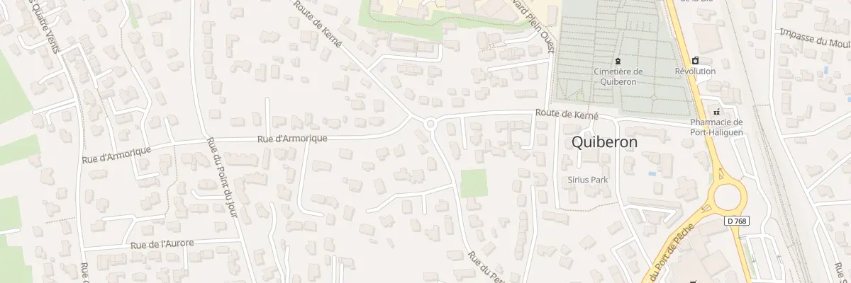 Plan du 45B Rue du Petit Pont d’Eau à Quiberon