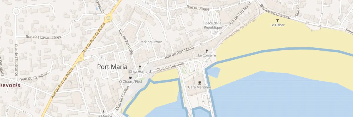 Plan du 35 Rue de Port Maria à Quiberon