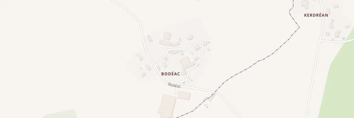 Plan du 22 Village de Bodeac à Belz